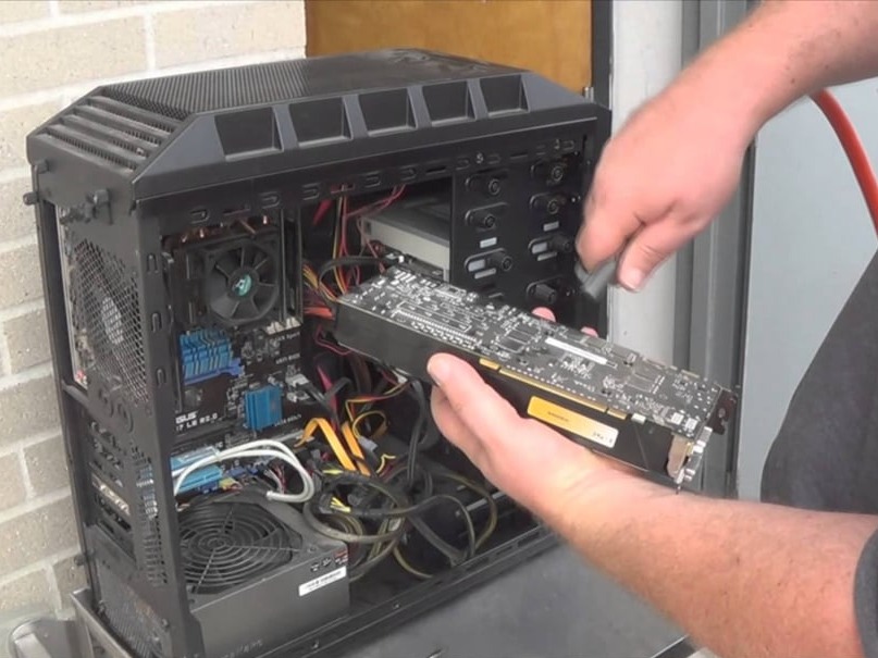 чистка компьютера, ремонт ПК, монтаж локальной сети, IT-услуги, курск